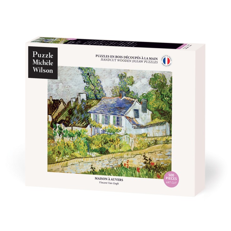 Puzzle en bois 500 pièces maison à Auvers