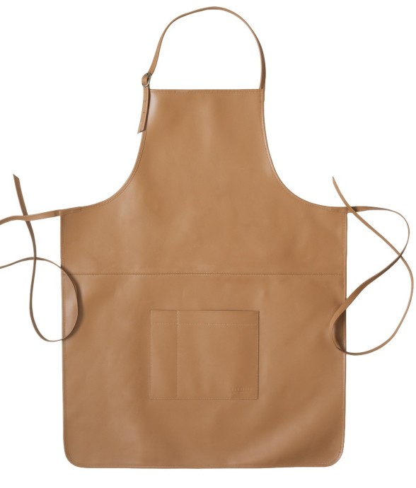 Tablier en cuir véritable...