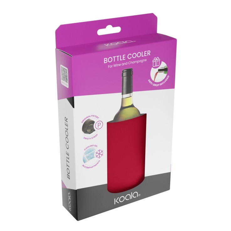 Pochette régrigérante avec feuilles anti-goutte - Fresh Rouge