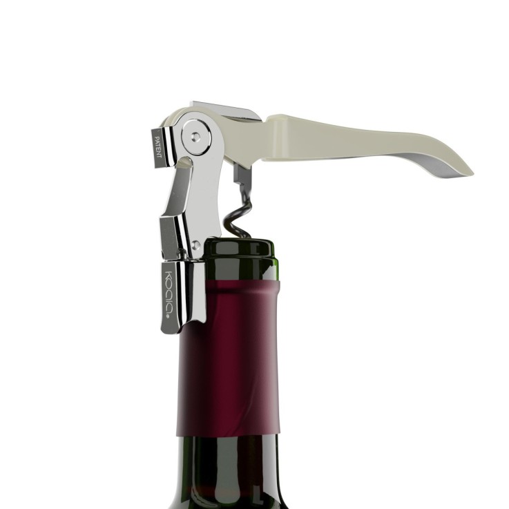Tire-bouchon double levier AC Blanc - Pop