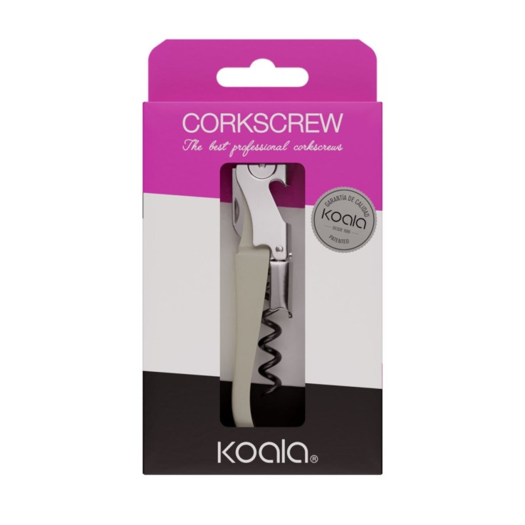 Tire-bouchon double levier AC Blanc - Pop