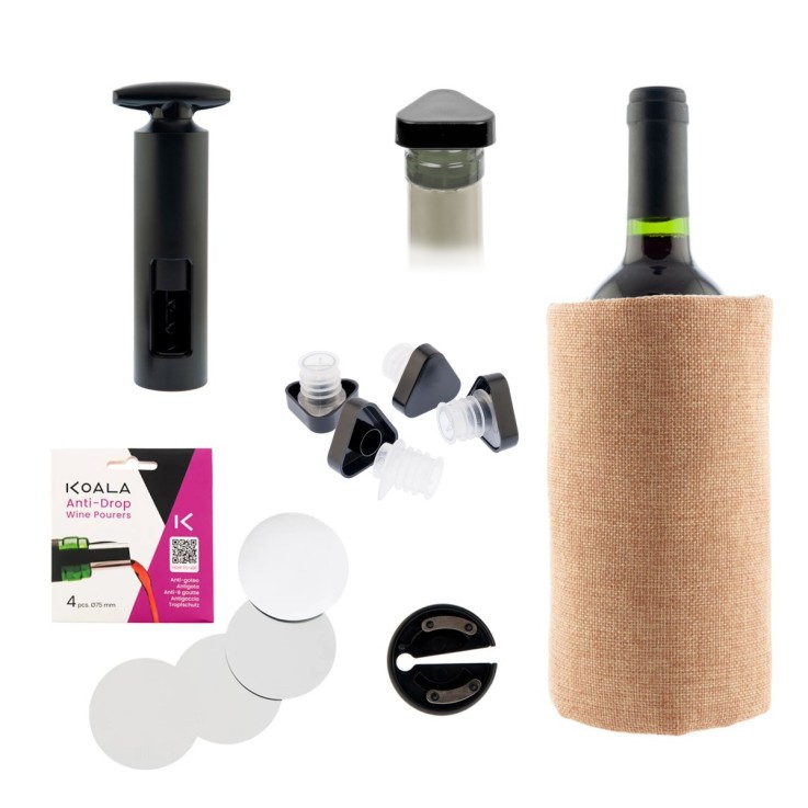 Set exploration 4 pièces pour la dégustation des vins - Jute - Apérifun
