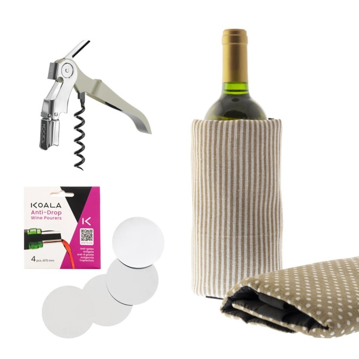 Set initiation 3 pièces pour la dégustation des vins - Beige - Apérifun