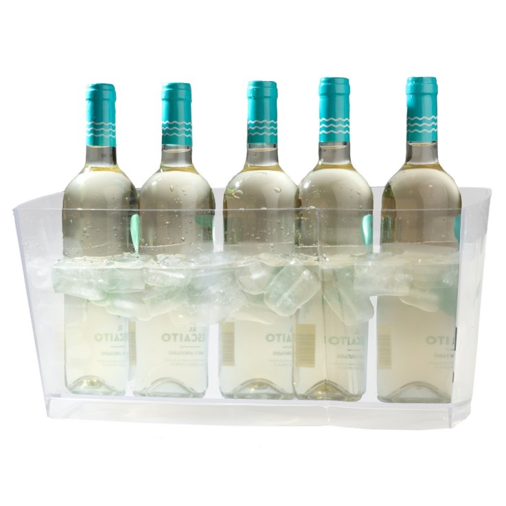 Seau à glace avec séparateur 6 bouteilles (10 L) - IceMart