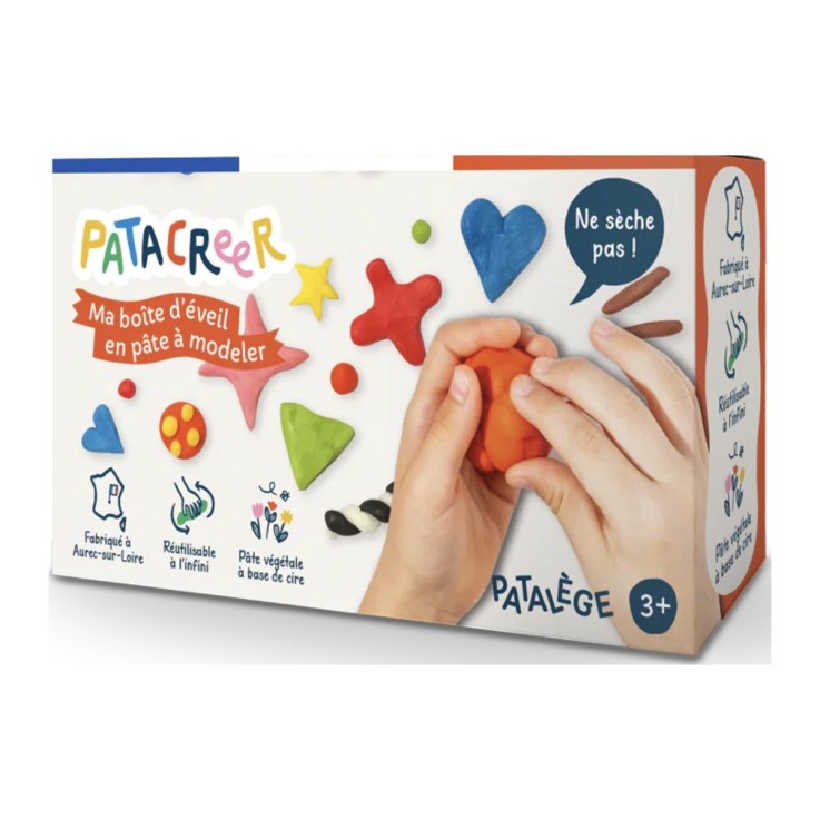 Boite Mon atelier d'éveil de 9 couleurs de Pâte à Modeler qui ne sèche pas