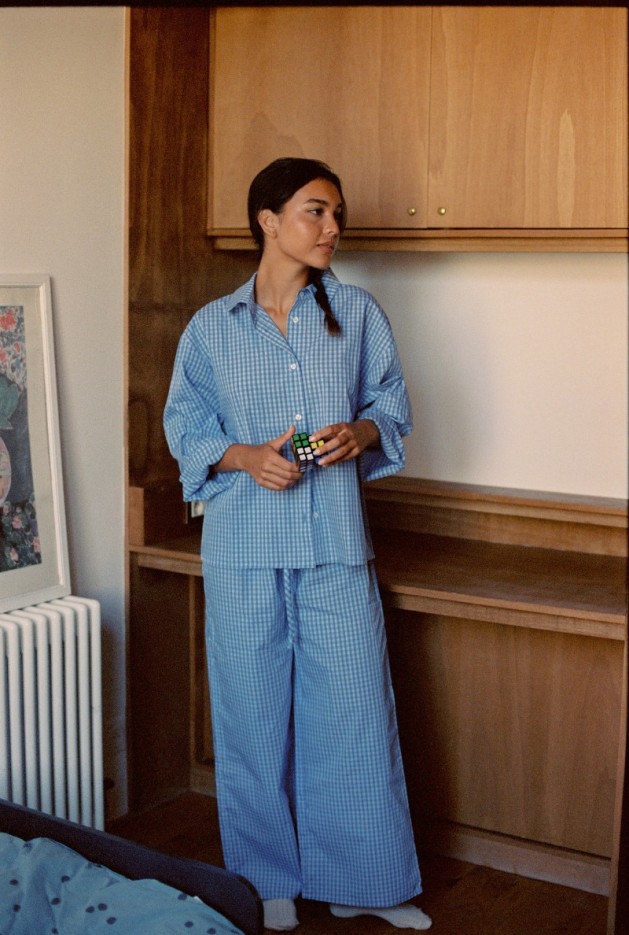 Chemise Diana à carreaux Coton Bio