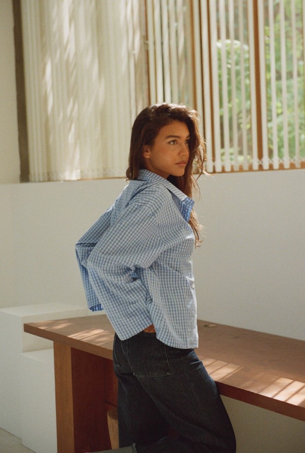 Chemise Diana à carreaux Coton Bio
