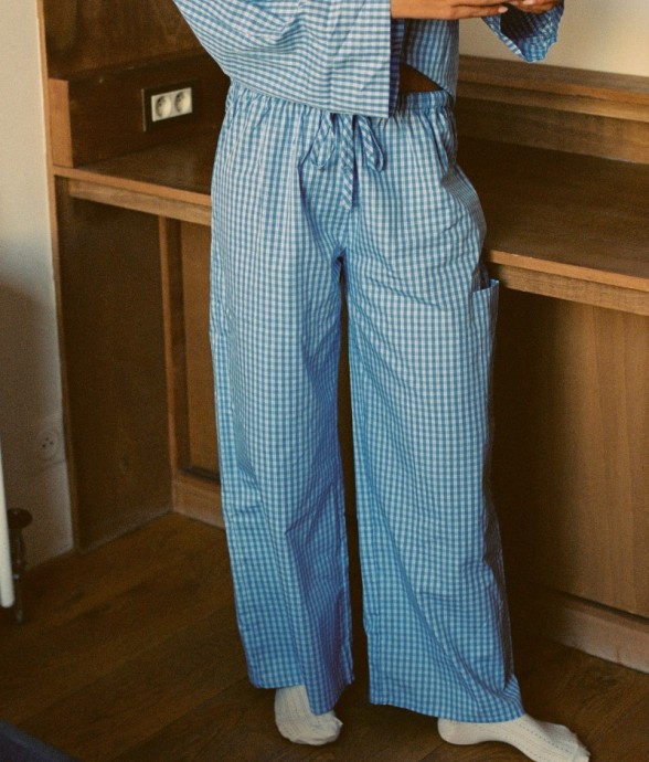 Pantalon Diana à carreaux...