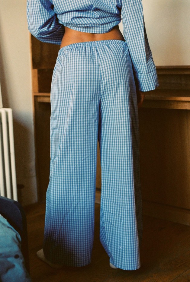 Pantalon Diana à carreaux Coton Bio