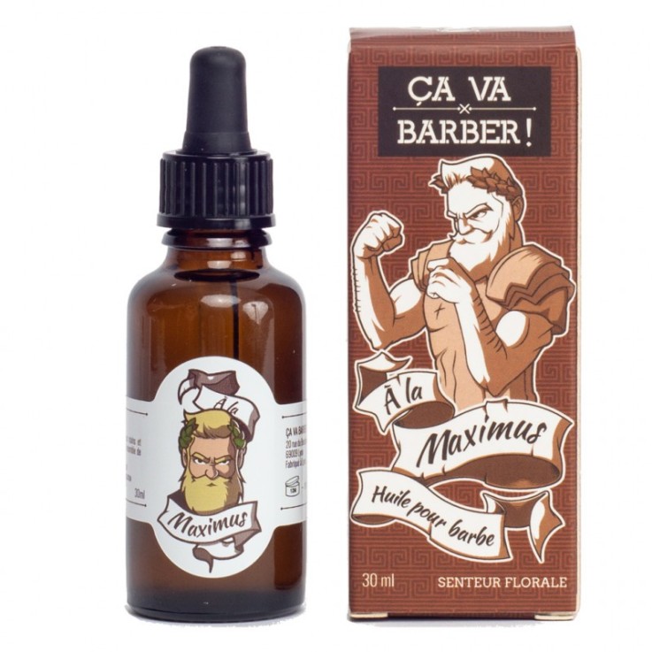 Huile pour barbe Bio Senteur Florale (30 ml) À la Maximus