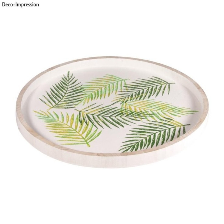 Plateau en bois rond 40 cm