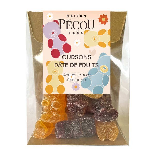 Pâtes de fruits Oursons - Boîte de 120g