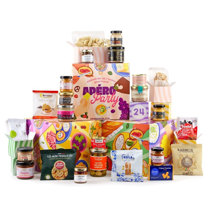 Calendrier de l'avent Apéro Party - 24 produits gourmands sans alcool - Le calendrier gourmand