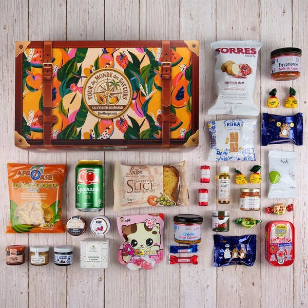 Calendrier de l'Avent Tour du monde des saveurs - Le calendrier gourmand
