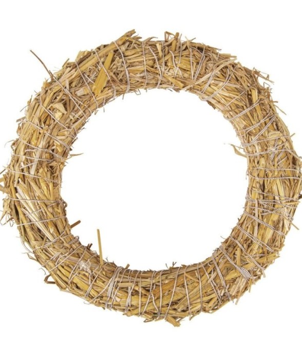 Couronne en paille, nature,...
