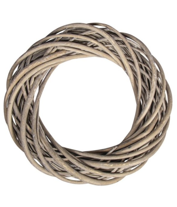 Couronne en osier balayé,...