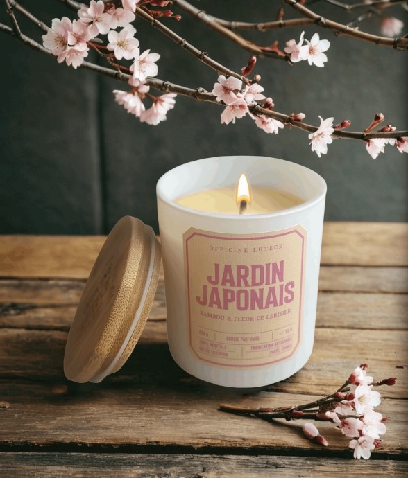Bougie Jardin Japonais 100%...