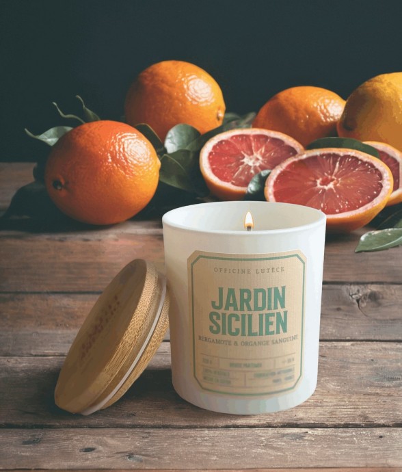 Bougie Jardin Sicilien 100%...