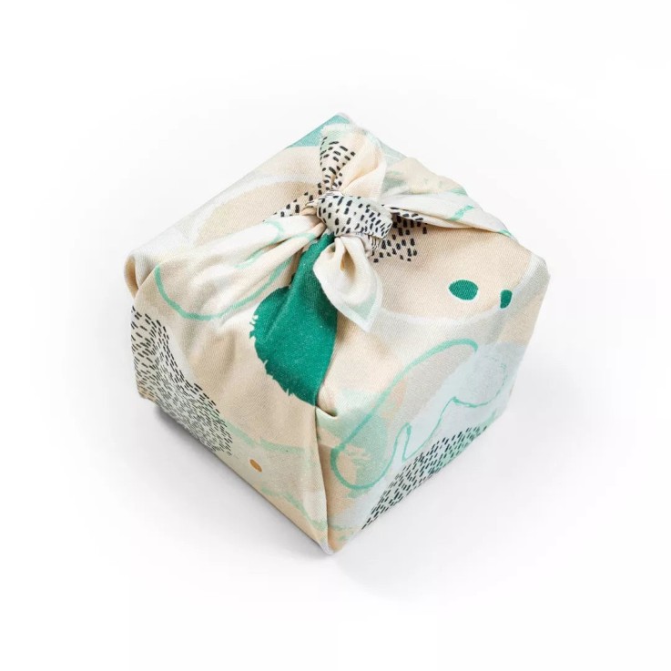 Furoshiki Hygge 50 x 50 cm en Fibres Recyclées