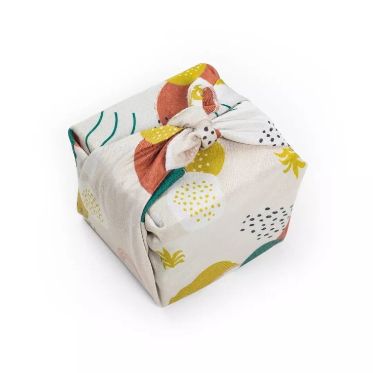 Furoshiki Terra 50 x 50 cm en Fibres Recyclées