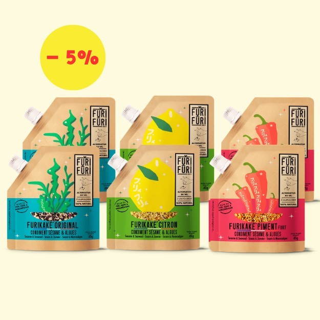PACK BESTSELLER - Alternative au sel - Condiment sésame & algues