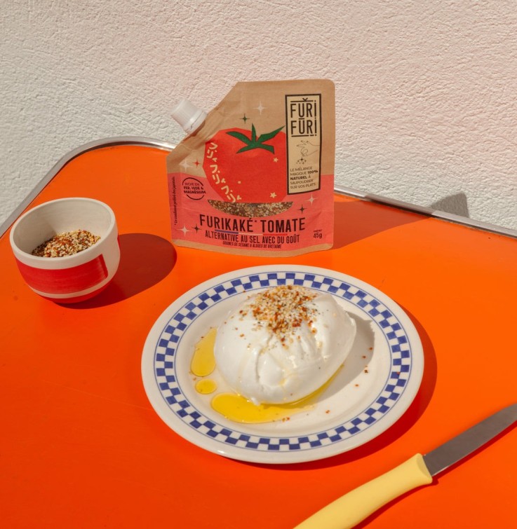 FURIKAKE TOMATE DUO - Alternative au sel - Condiment sésame & algues