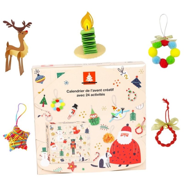 MégaCréa DIY - Calendrier de l'Avent créatif 24 cases