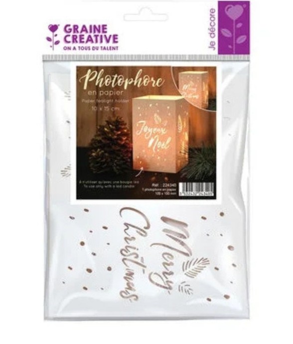 Photophore en papier -...