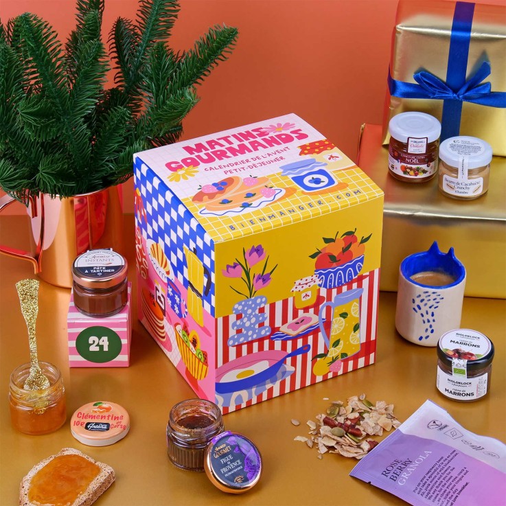 Calendrier de l'Avent Petit-Déjeuner - Matins Gourmands - Le calendrier gourmand