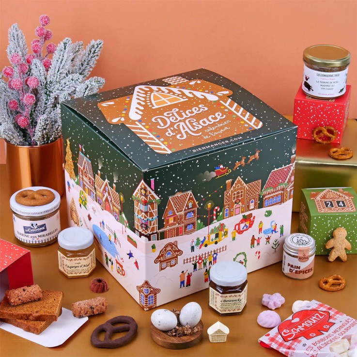 Calendrier de l'avent Délices d'Alsace - Le calendrier gourmand
