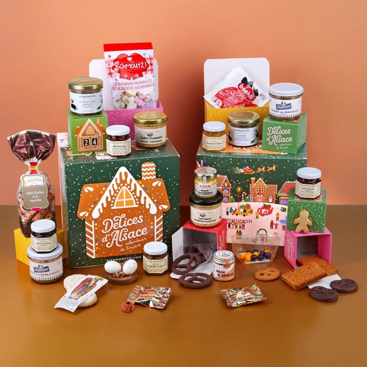 Calendrier de l'avent Délices d'Alsace - Le calendrier gourmand