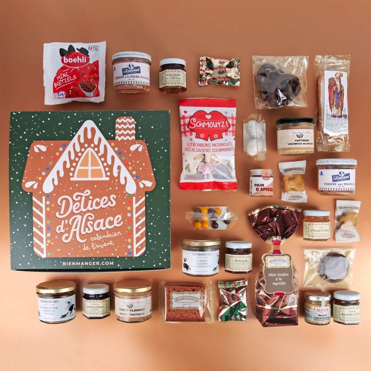 Calendrier de l'avent Délices d'Alsace - Le calendrier gourmand