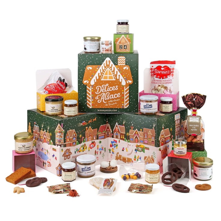 Calendrier de l'avent Délices d'Alsace - Le calendrier gourmand