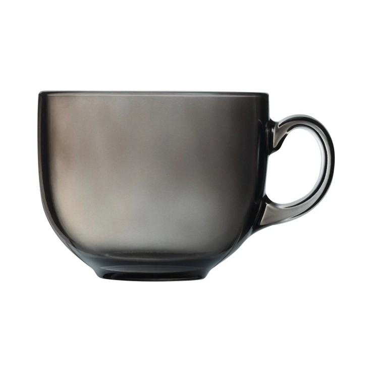 6 tasses Jumbo 50cl grises -ALBA