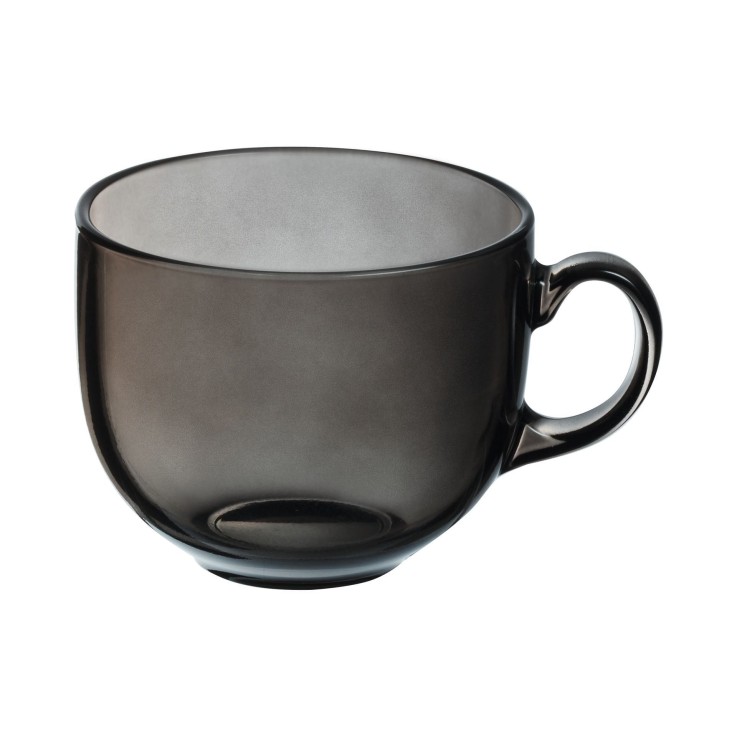 6 tasses Jumbo 50cl grises -ALBA