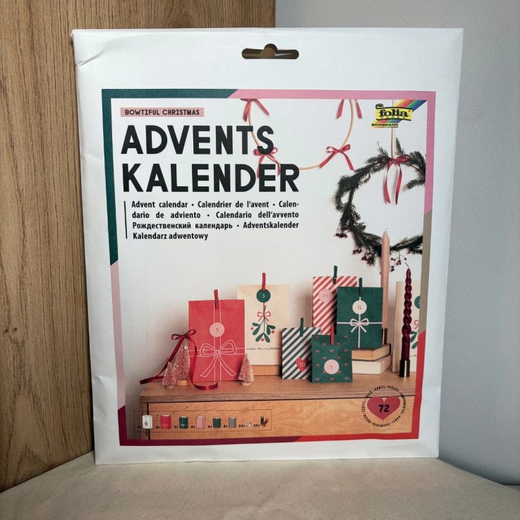 Kit pour faire son propre calendrier de l'Avent - BOWTIFUL CHRISTMAS