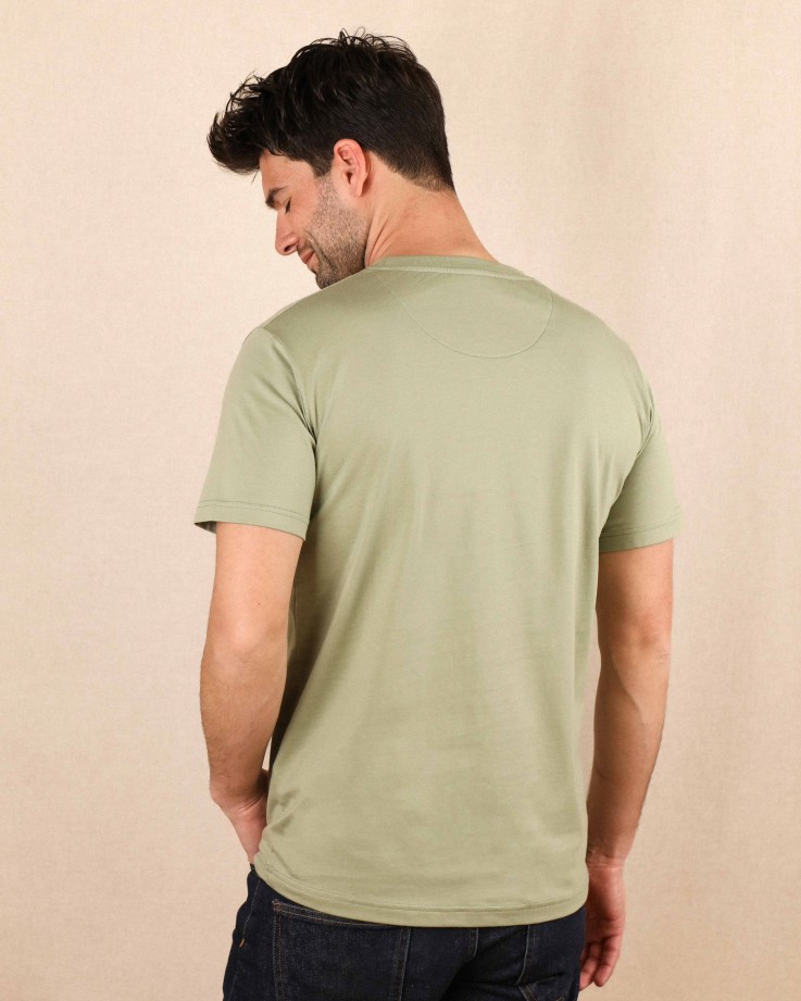 Tee-shirt Vert Sauge Coton bio