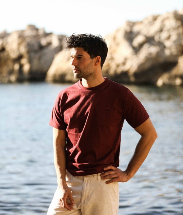 Tee-shirt Bordeaux Coton bio