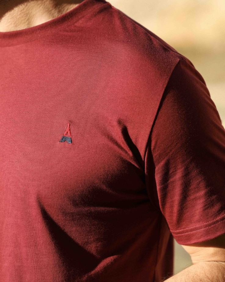 Tee-shirt Bordeaux Coton bio