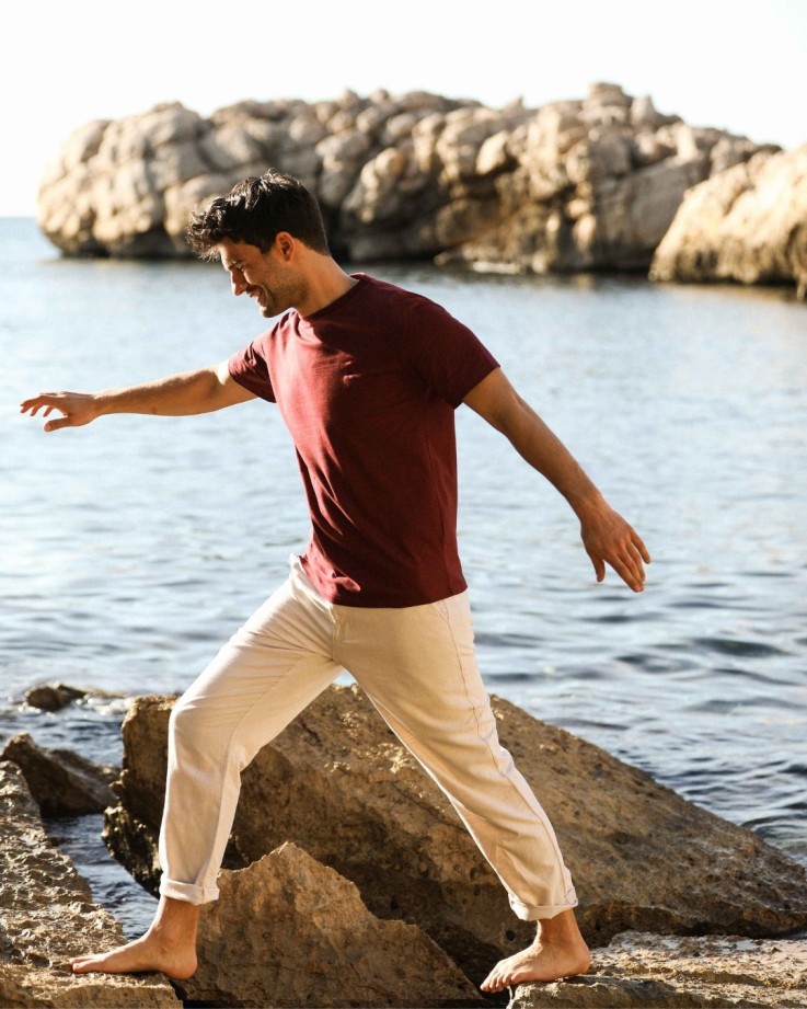 Tee-shirt Bordeaux Coton bio
