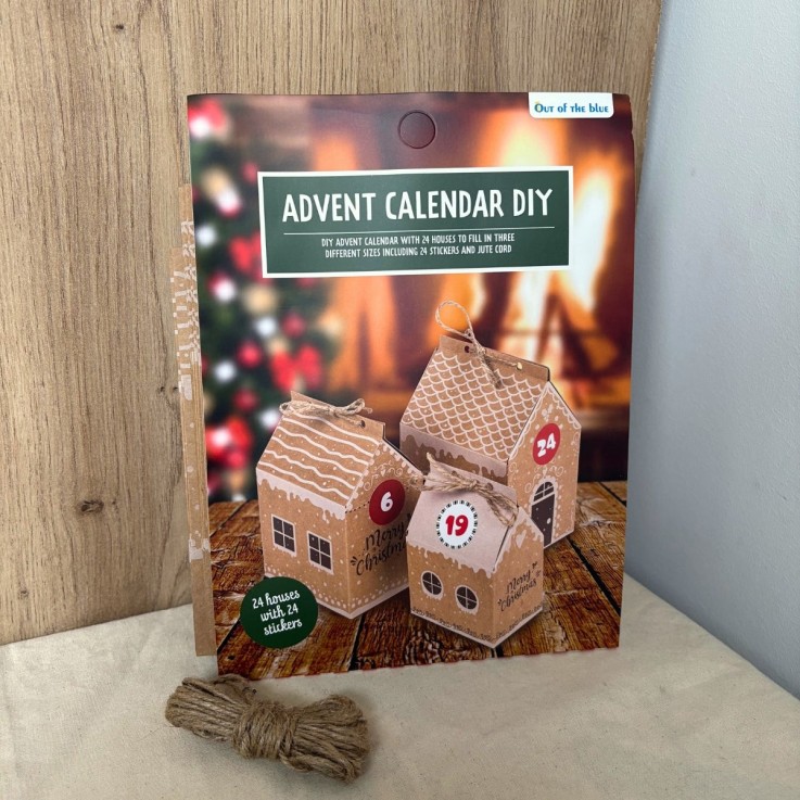 Calendrier de l'Avent – Kit 24 structures kraft à monter et garnir