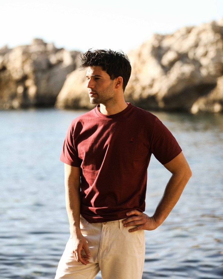 Tee-shirt Bordeaux Coton bio