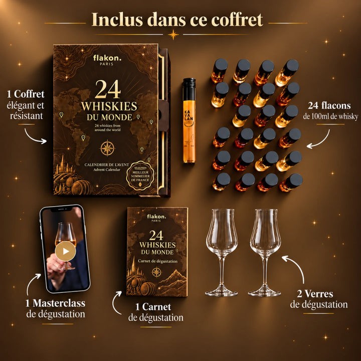 Calendrier de l'Avent - 24 Whiskies du Monde