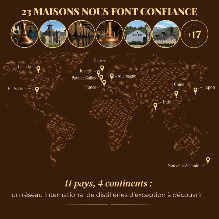 Calendrier de l'Avent - 24 Whiskies du Monde