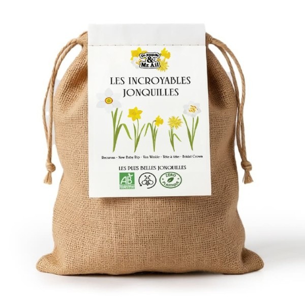 Kit Les Incroyables Jonquilles - 35 Bulbes de fleurs Bio