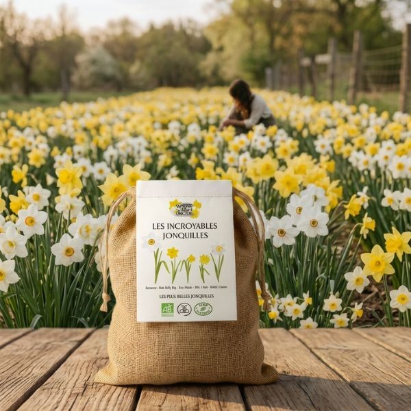 Kit Les Incroyables Jonquilles - 35 Bulbes de fleurs Bio