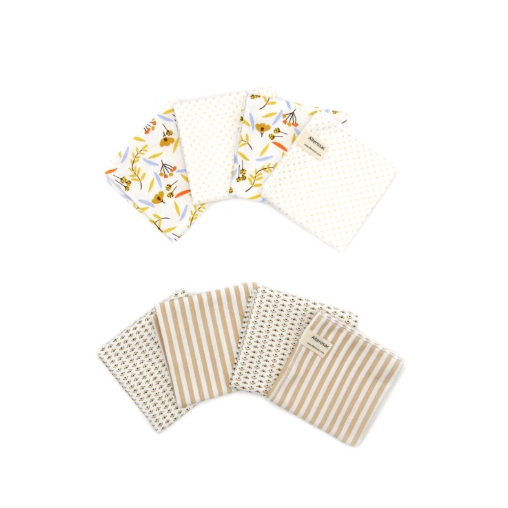 Mouchoirs lavables en coton x 4 (M)