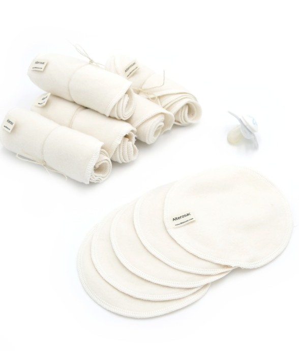 Lingettes lavables en Coton...