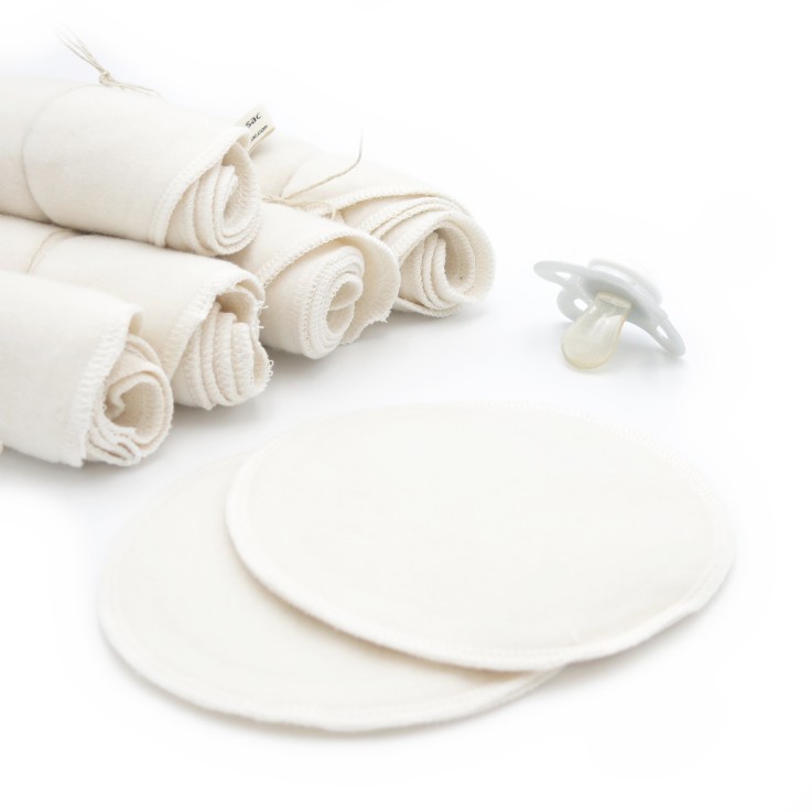 Lingettes lavables en Coton Bio x 5 (M)