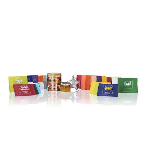 Calendrier de l'Avent de thés bio Kusmi Tea - Edition Les voyages extraordinaires - Le calendrier de 109g